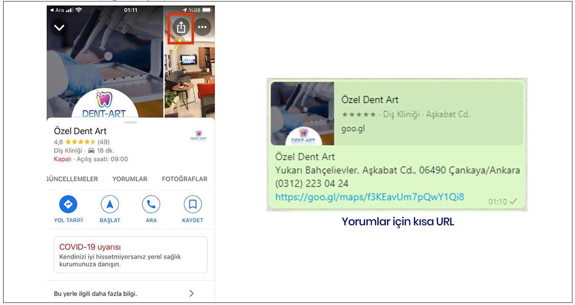 Google Benim İşletmem Yorumlar