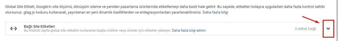 GA Bağlı Site Etiketleri