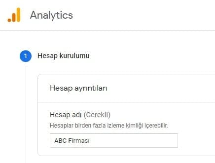 Google Analytics 4 Hesap Kurulumu