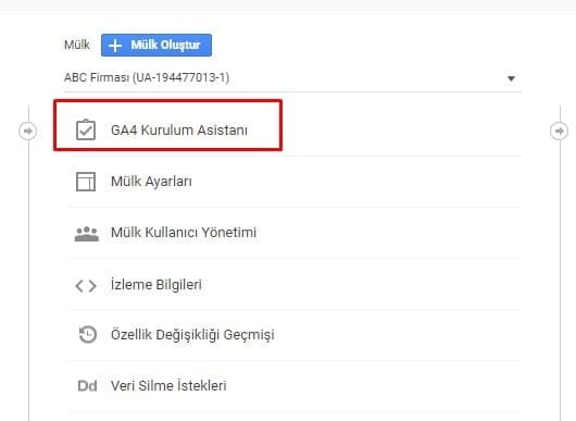 Google Analytics 4 Kurulum Asistanı