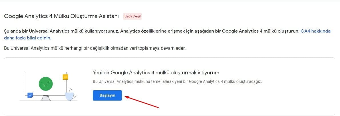Google Analytics 4 Mülk Oluşturma Asistanı