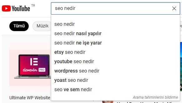 Ücretsiz SEO Öğren: 6 Adımda SEO Rehberi | ORSA Medya® Youtube arama alanı ençok aranan kelimeleri bulmak