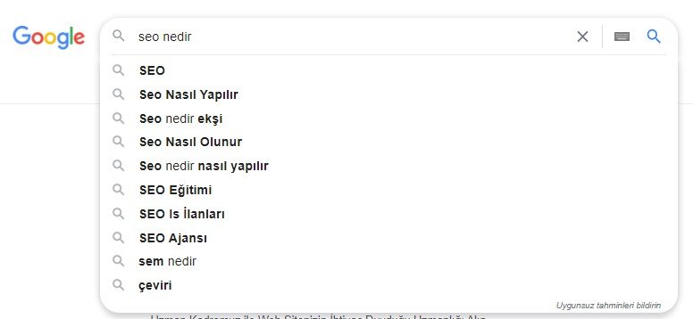 Ücretsiz SEO Öğren: 6 Adımda SEO Rehberi | ORSA Medya® Google ençok aranan ilgili arama kelimelerini bulmak